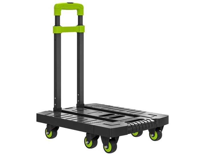 Homcom Sackkarre Metall Kunststoff Grün, 35x102x49 cm, Gartenzubehör