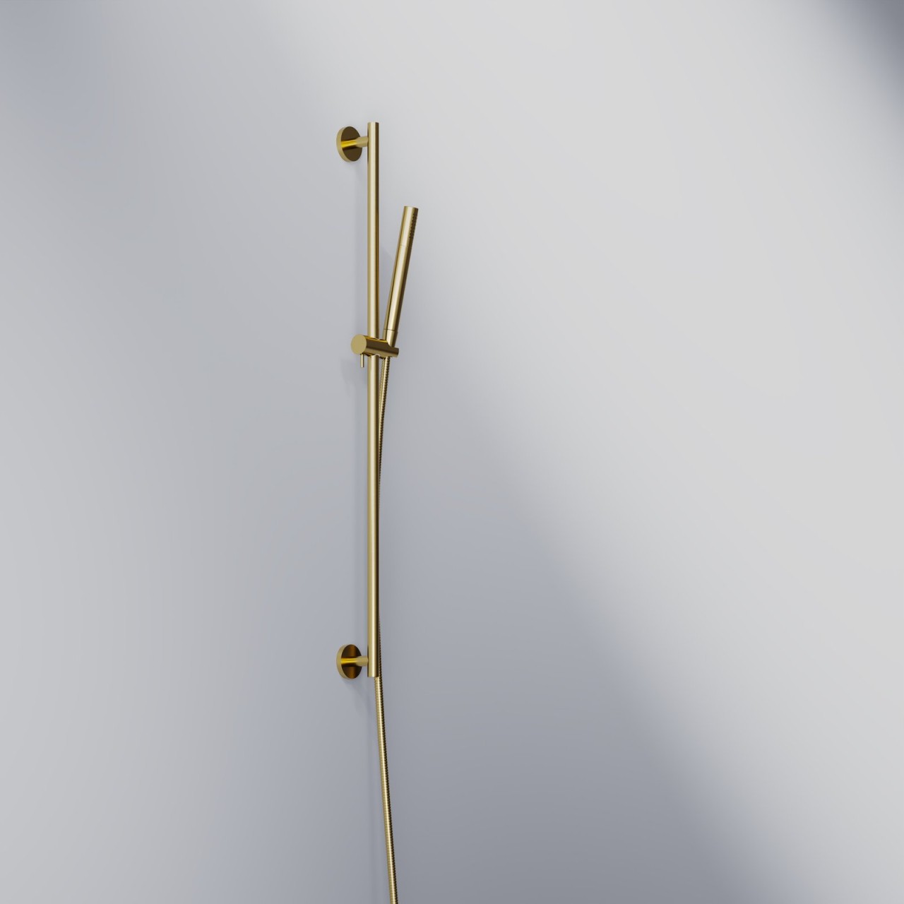 Steinberg Brausegarnitur 90cm, Mikrofonhandbrause, brushed gold, 100 1601 BG 100 1601 BG