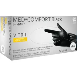 Med Comfort Black Vitril Gr. Xl 100 ST