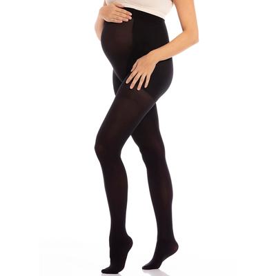 Umstandsstrumpfhose MAGIC BODYFASHION "Mama Supporting Tight", Damen, Gr. XL, schwarz, Obermaterial: 88% Polyamid, 12% Elasthan, Strumpfhosen, körpernahe Passform, bieten Halt während und nach der Schwangerschaft