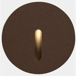 LEDS C4 Wandeinbauleuchte IP66 BAT ROUND LINEAL LED 2,2W 4000K BRAUN 6lm LEDS-05-E015-J6-CM