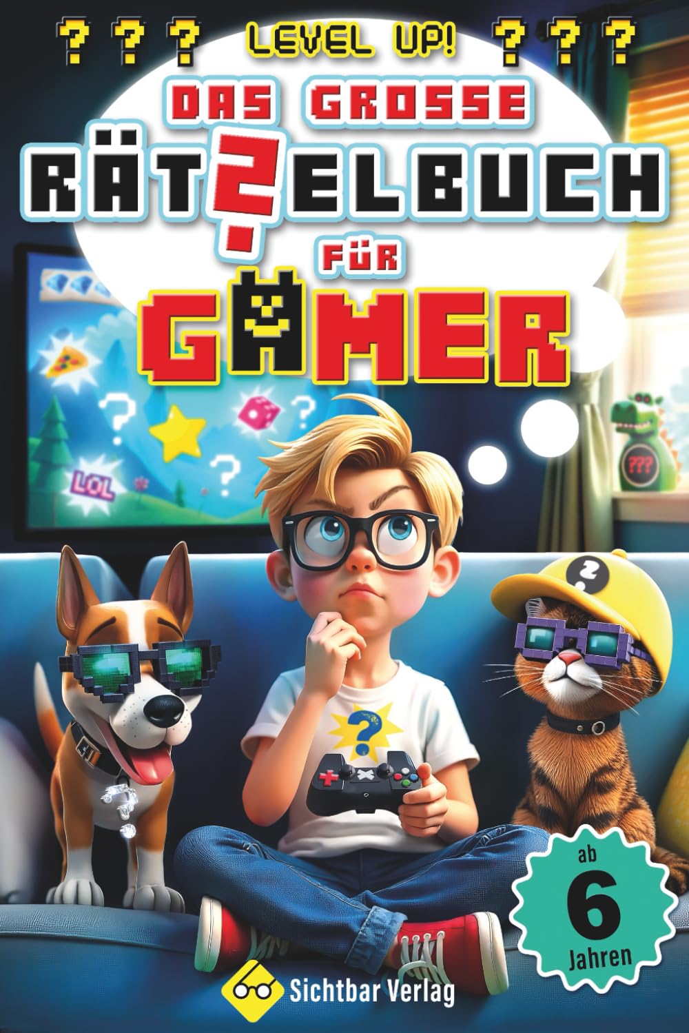 Sichtbar Verlag - Level Up – das große Rätselbuch für Gamer ab 6 Jahren - Preis vom 14.10.2026 23:07:16 h