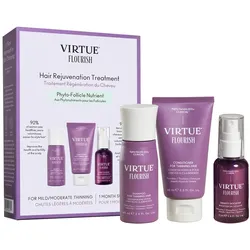 180ml Virtue Flourish Hair Rejuvenation Treatment (Shampoo 60ml + Conditioner 60ml + Booster 60ml)