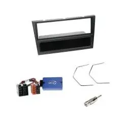 Opel Agila Corsa Omega 2000-2004 Autoradio Einbaurahmen Radioblende+Lenkradad...
