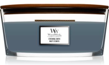 Woodwick Evening Onyx vela perfumada com pavio de madeira (hearthwick) 453 g. Evening Onyx