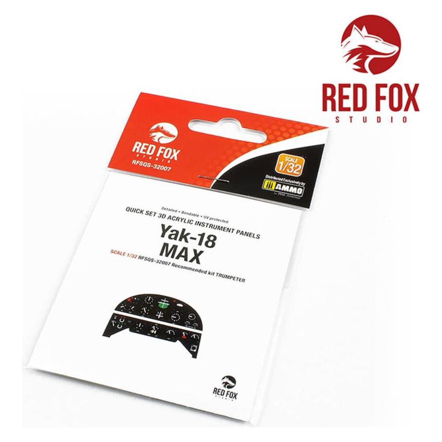 Red Fox 1/32 Yakovlev Yak-18 Max (for Trumpeter kit) (RFSQS-32007)