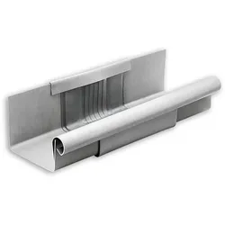 Dachrinnen-Dilatation Grömo mit Blende, Kastenform, Aluminium, verschiedene Größen (Ausführung: Nenngröße 250. 85mm breit)