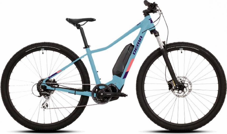 Dema Omega 29" 10 Fach 2022 Damen E-Mountainbike /Aluminium SM/17.5" Blau/Violet