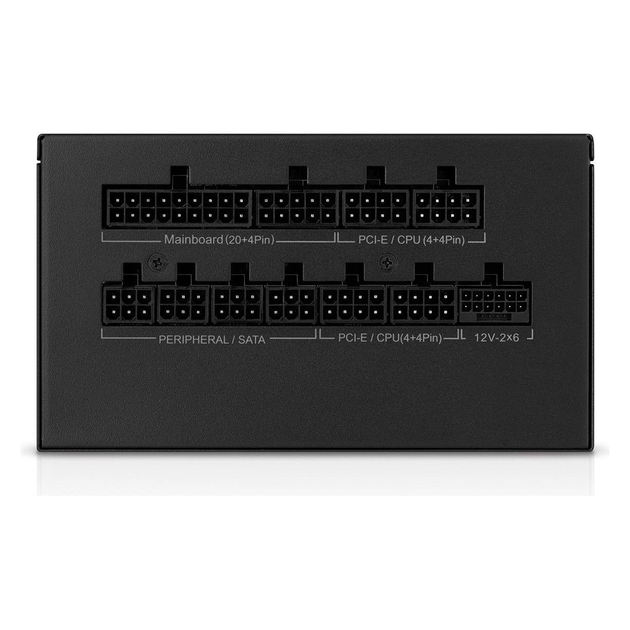Evolveo G650, Netzteil 650W, ATX3.1, 14cm, aPFC, 80+ GOLD, 3 Jahre Garantie (650 W) (G650-BK)