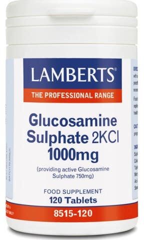 Lamberts Sulfato de Glucosamina 2 kci 1000 mg 120 tabs