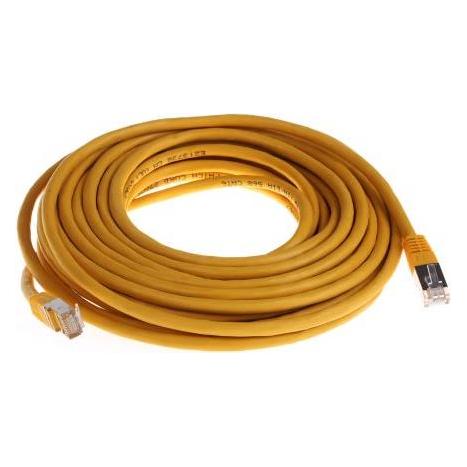 RS PRO Patchkabel Kat.6 S/FTP gelb 10m (S/FTP, 10 m) (411312)