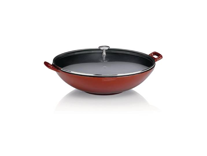 Wok KELA Calido 36 cm , rot, Pfannen, Wok