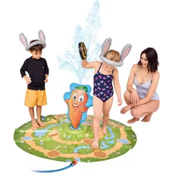 Happy People 16694 - Lotti Karotti Sprinklermatte - Das erfrischende Hasenrennen (151x60cm)