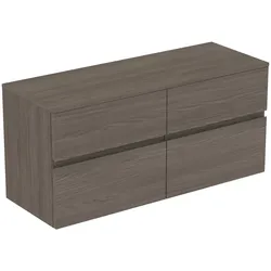 Ideal Standard Waschtischunterschrank Finesse ohne Ausschnitt 1202x440x558mm Ulme dunkel
