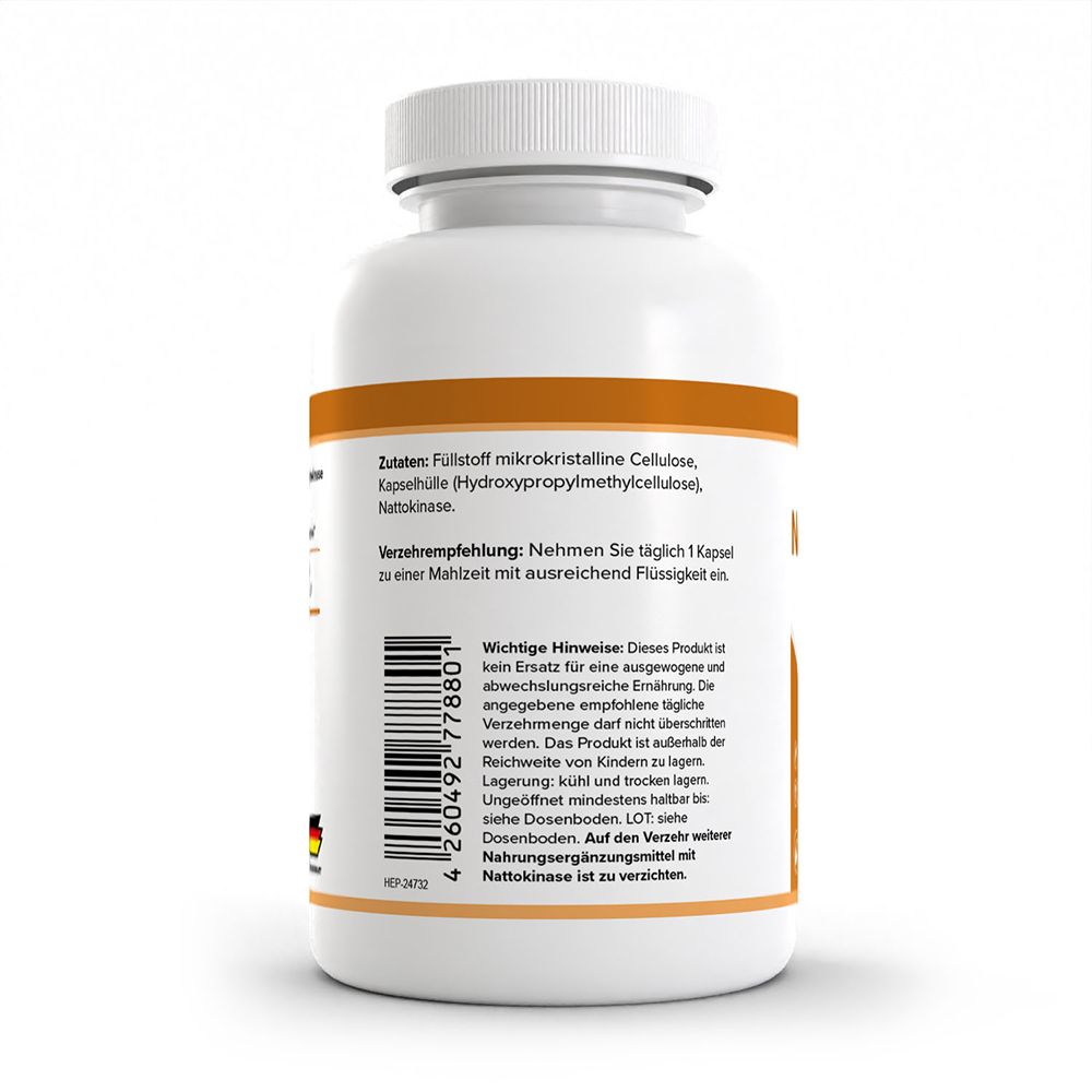 Health+ Nattokinase (120) Unflavored 120 St Kapseln