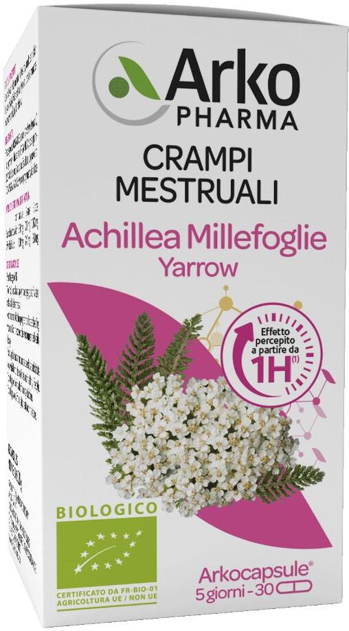 ARKOFARM Srl Arko PHARMA Crampi Mestruali Achillea Millefoglie, 30 Capsule