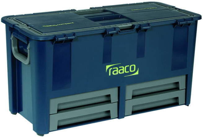 Mallette à outils Compact 62 l.620xP320xH315mm 10 compartiments polypropylène RA ; raaco (136624)