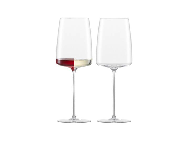 Weinglas ZWIESEL GLAS Weingläser Simplify 382 ml 2er Set transparent , bunt (transparent), 2 tlg., Glas, Trinkgefäße, Weinglas