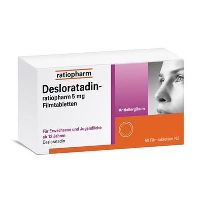 DESLORATADIN-ratiopharm 5 mg Filmtabletten 50 St