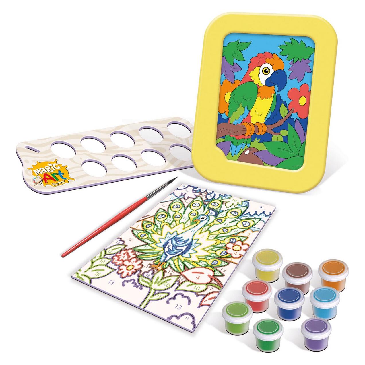 Educa Malovin nach Nummer: Pv und Parrot (20405)