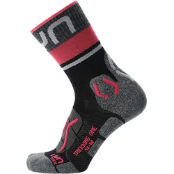 UYN, Damen, Sportsocken, Socken Sportlich Stretch (39 - 40), Pink, Grau, Schwarz