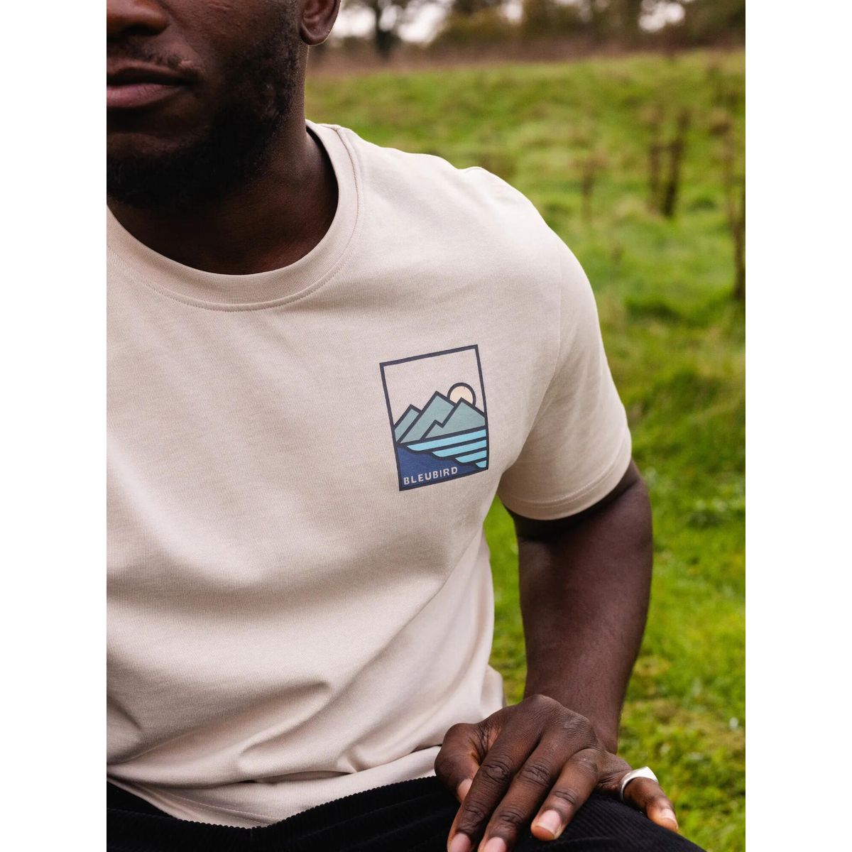 Bleubird Shoreline Tee off white XS TEE-SHORE-OW-XS