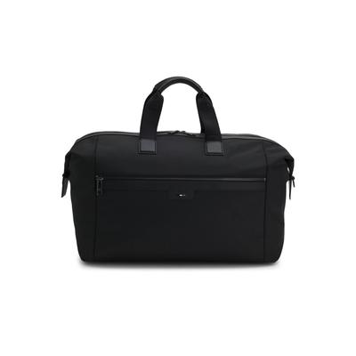 Handtasche BOSS "Handtasche Ray N Soft Holdall", Herren, Gr. B/H/T: 50cm x 32cm x 26,5cm 0, schwarz, Obermaterial: 100% Polyester PES. Futter: 100% Polyester PES., Taschen Handtasche