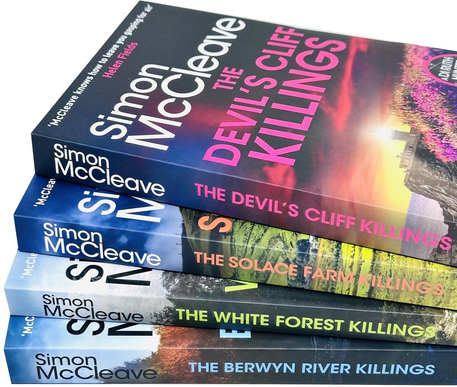 Canelo DI Ruth Hunter Series Books 4-7 by Simon McCleave - 4 Book Crime Thriller Paperback Set - North Wales Police Procedural