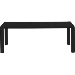 Zuiver Vondel Bank, 129,5 x 45 cm, schwarz