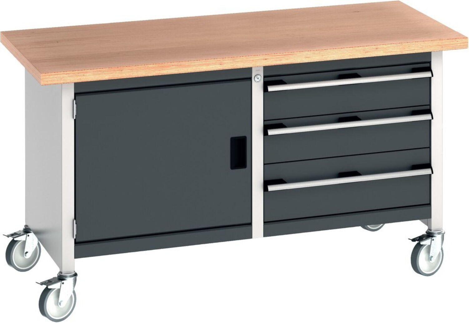 Bott Kastenwerkbank cubio Multiplex 1500 x 750 x 840mm RAL 7035/7016 (41002100.19V)