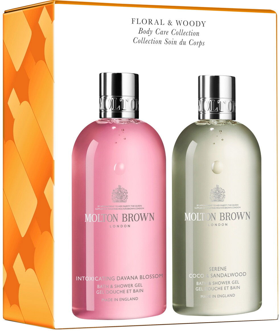 600ml MOLTON BROWN Floral & Woody Body Care Collection (Duschgel 2 x 300ml)