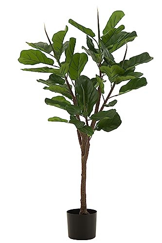 J-Line Vioolbladplant Groen Kunststof