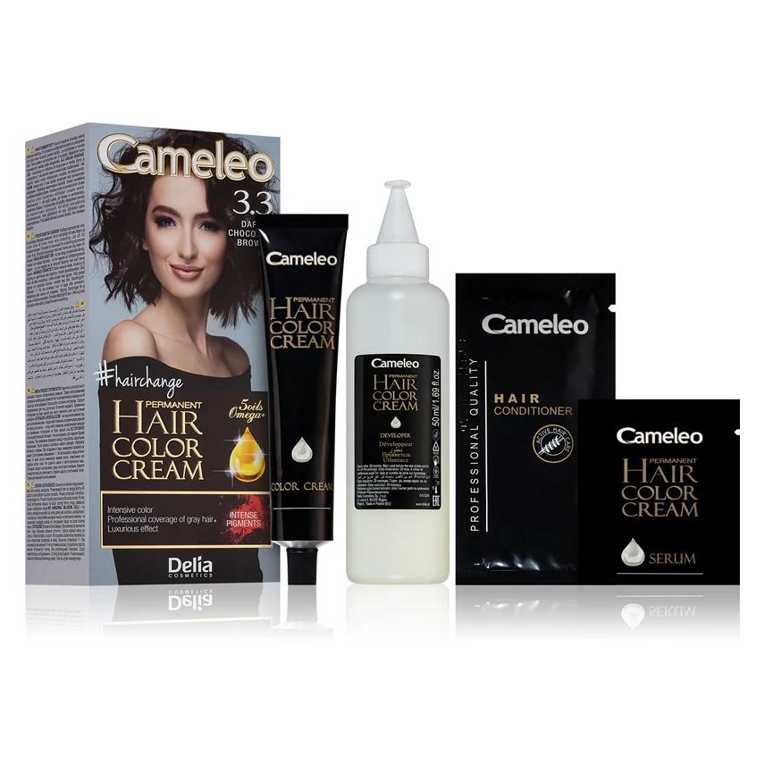 Delia Cosmetics DELIA Cameleo Permanent Hair Color Cream Kit mit 5 Omega-Ölen - Farbton wählen (44153566)