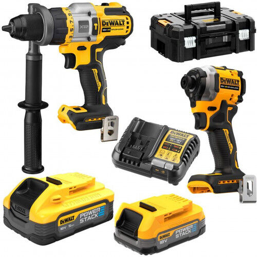 DeWALT PowerStack DCK2052H1E1T Pack de batteries combiné(DCD999+DCF850+18V/1,7Ah/5,0Ah)