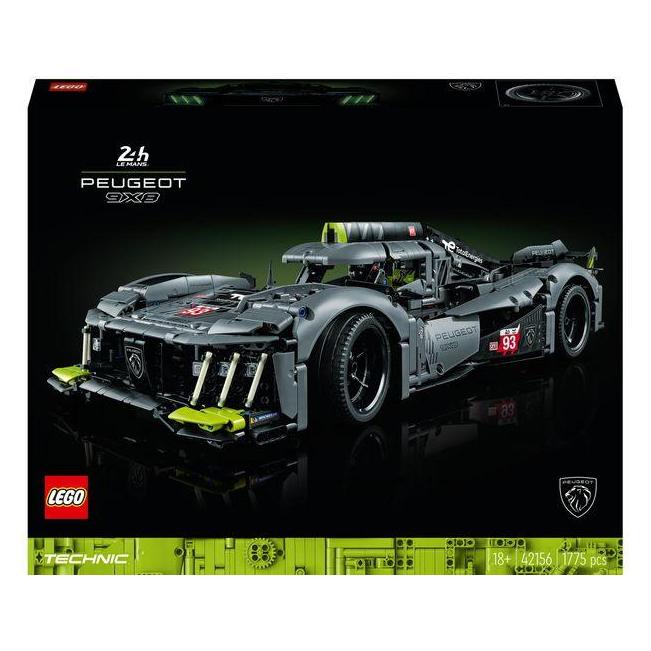 LEGO Peugeot 9X8 24H Le Mans Hybrid Hypercar (42156, LEGO Technic) (42156)