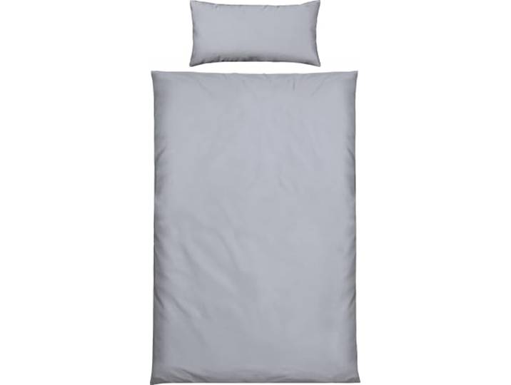 REDBEST Microfaser-Samt Bettwäsche Boston Uni hellgrau Größe 40x80 cm / 155x220 cm - samtig weich, kuschelige Wärme, strapazierfähig, pflegeleicht, für kalte Winternächte