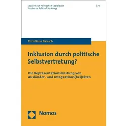 Inklusion durch politische Selbstvertretung?, Fachbücher von Christiane Bausch