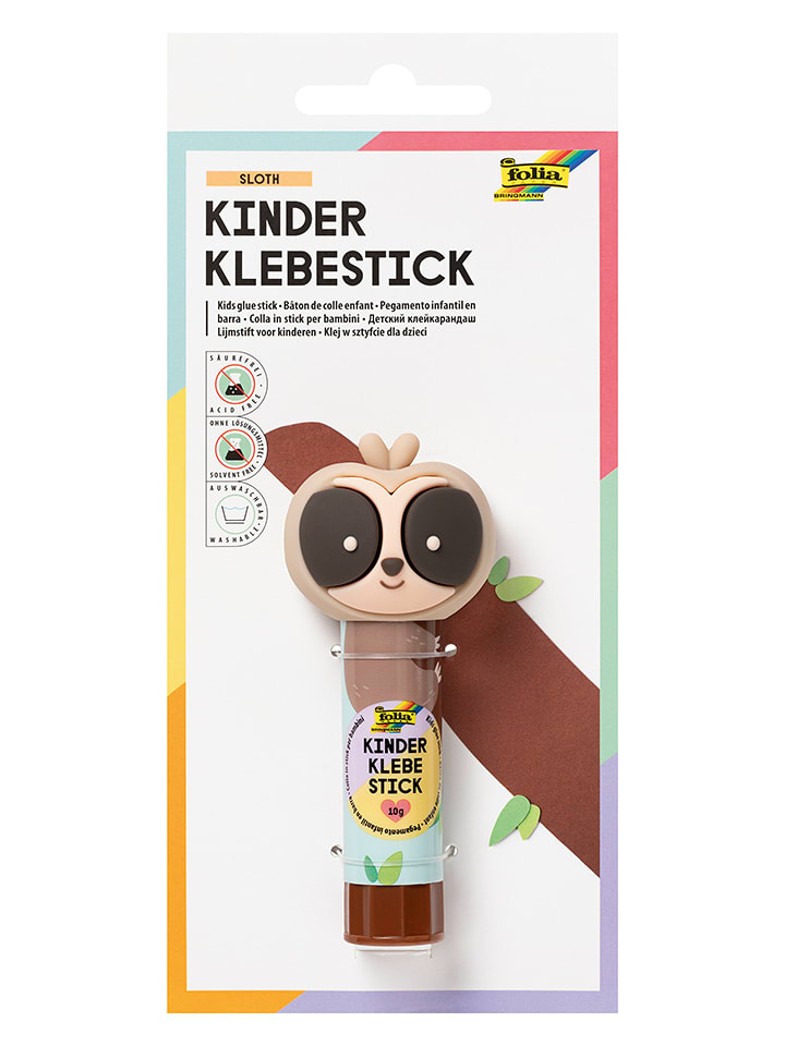 folia PAPER Klebestick "Sloth" - ab 3 Jahren - onesize