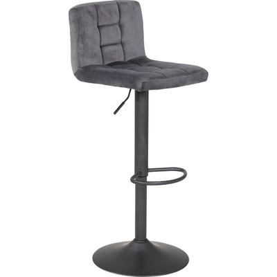Barhocker HELA "Amanda II H", grau, B:40cm H:85cm T:48cm, Hocker, Barhocker, drehbar, höhenverstellbar