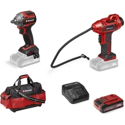 Einhell, Bohrmaschine + Akkuschrauber, Maschinen-Set (Werkzeug) TP-CW 18/260 + CE-CC 18 Kit