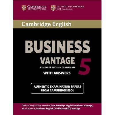 Cambridge English Business 5 Vantage, Taschenbuch von Cambridge ESOL, KNV Besorgung, 978-1-107-66465-4