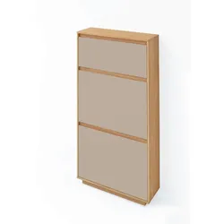 Voss Möbel Schuhschrank V100 Lack Beige Sand