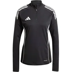 adidas Tiro 25 Competition 1/4-Zip Sweatshirt Damen JC6273 - black/team grey four XL