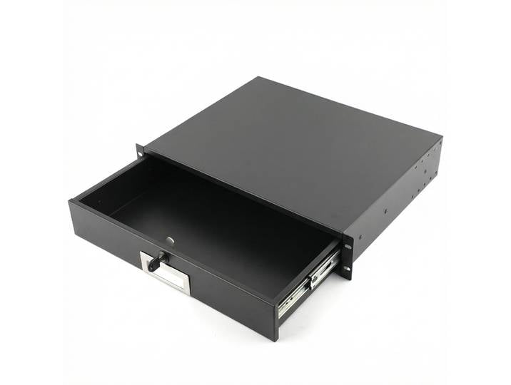 Tiroir de rack de serveur 19 pouces 1U/2U/3U/4U, verrouillable avec clés, en acier laminé à froid pour armoire de centre de données