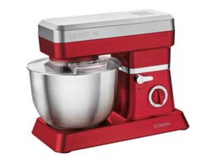 Robot Pétrin Multifonction - Bomann - KM 398 CB - 6 3L - 1200W - Rouge