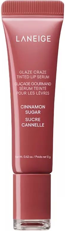 LANEIGE - Glaze Craze Tinted Lip Serum - Getöntes Lippenserum, 12 g, Cinnamon Sugar