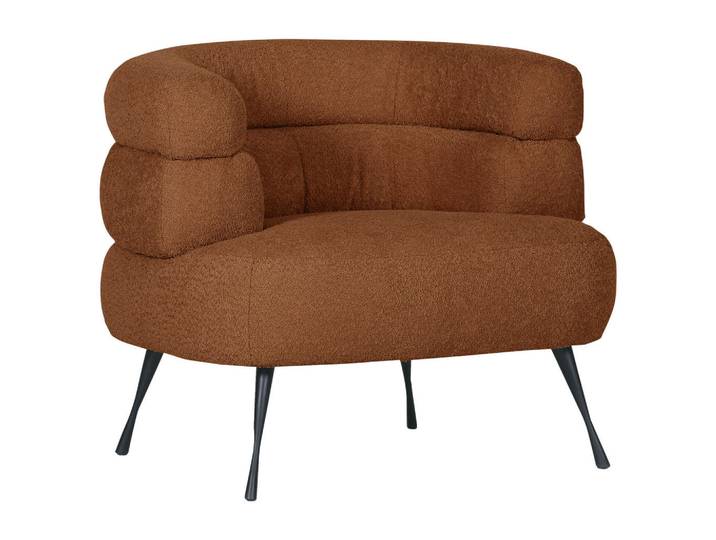Sessel, Kupferfarben, Metall, 92x75x78 cm, Stoffauswahl, Wohnzimmer, Sessel, Polstersessel