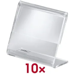 Sigel Tischnamensschild PA105 transparent, 5.2x3.7x4.4 cm
