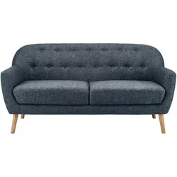 Sofa Lory Dunkelgrau Webstoff
