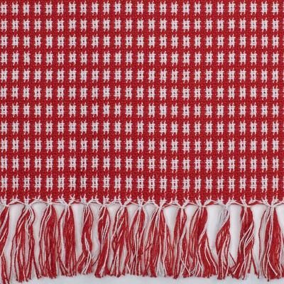 Lintex Linens, Inc. Homespun Oblong Tablecloth, 60 x 84, Red